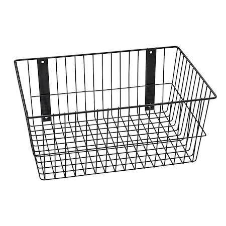Stockage Supreme Universal Wire Basket, Black - 18 x 12 x 8 in. ST2588084
